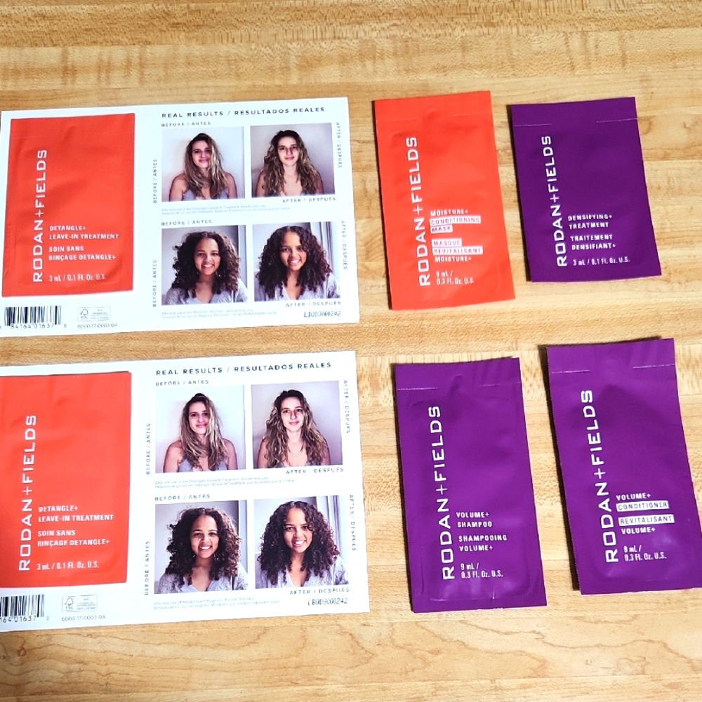 6 RODAN+FIELDS PACKETS .